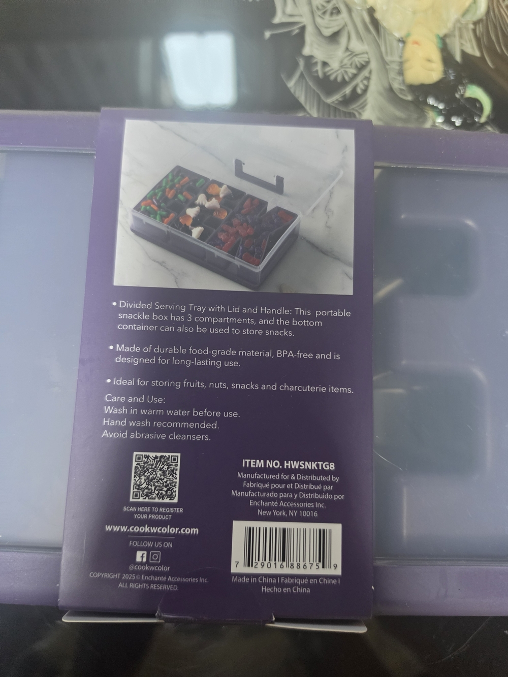 CWC Custom Container Meal Prep Box in Purple-eek - Picture 5 of 5